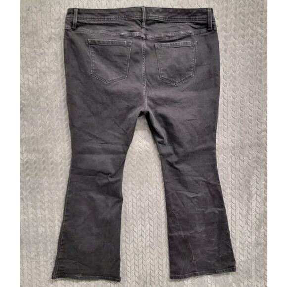 Torrid Women’s 16S Luxe Slim Boot Super Stretch Denim Black Jeans - Picture 10 of 12